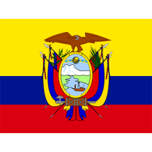 Bandera Oficial de Ecuador para adornar productos de bebé en chupete-bebe.com. Ideal para un toque patriótico y original.
