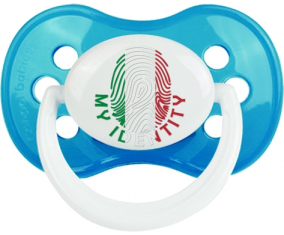 Huella Mi identidad Italia Clásica Piruleta Anatómica Cian