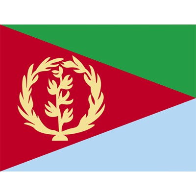 Bandera Oficial de Eritrea, perfecta para personalizar artículos de bebé en chupete-bebe.com.