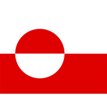 Bandera Oficial de Groenlandia, ideal para bodis y accesorios de bebé. Dale un toque único a sus prendas.