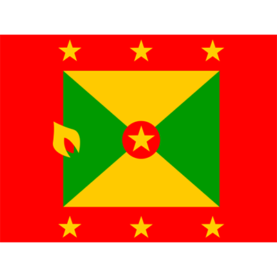 Bandera Oficial de Granada, ideal para personalizar chupetes y accesorios para bebé. Visítanos en chupete-bebe.com.