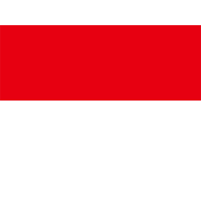 Bandera Oficial de Indonesia, ideal para el estilo de tu bebé. Encuentra más en chupete-bebe.com.