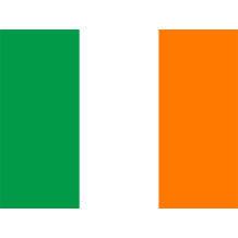 Bandera Oficial de Irlanda, ideal para bodis y accesorios de bebé. Dale un toque especial a tus productos en chupete-bebe.com.