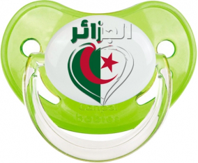 Argelia en árabe - Heart Classic Green Physiological Lollipop
