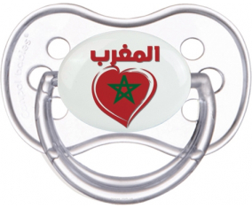 Marruecos en árabe - Suceto anatómico corazón clásico transparente