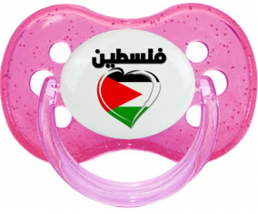 Palestina en árabe - Sucete Cherry Lentejuelas Corazón de lentejuelas