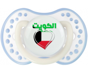 Kuwait en árabe - Corazón de suceto lovi dynamic clásico blanco-cian