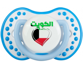 Kuwait en árabe - Corazón de suceto lovi dynamic fosforescente azul-azul