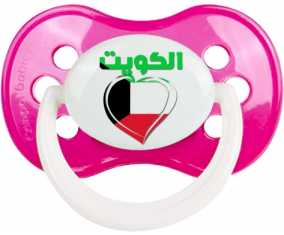 Kuwait en árabe - Corazón anatómico Sucker Classic Dark Rose
