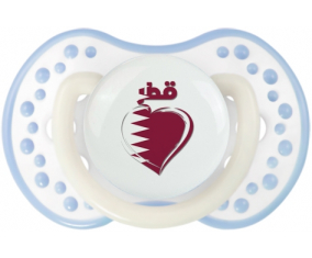 Qatar en árabe - Corazón lovi dynamic clásico blanco-cian