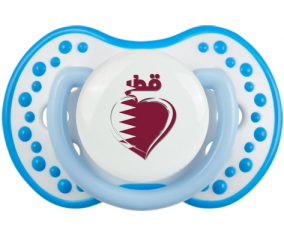 Qatar en árabe - Corazón tetino lovi dynamic fosforescente azul-blanco