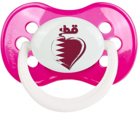 Qatar en árabe - Corazón anatómico Lollipop Classic Dark Rose