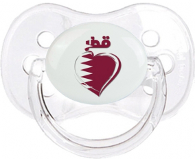 Qatar en árabe - Heart Classic Transparent Cherry Lollipop