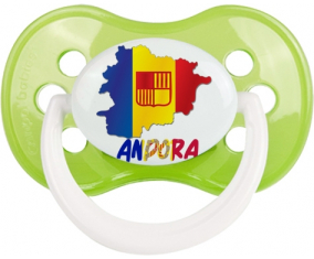 Andora mapea clásico piruleta anatómica verde