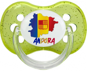 Andora mapea lollipop de lentejuelas de cereza verde