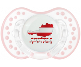 Austria mapea Sucette lovi dynamic clásico retro-blanco-rosa-tierno