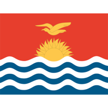Bandera Oficial de Kiribati, ideal para decorar el espacio del bebé con un toque único y colorido. Encuentra más en chupete-bebe