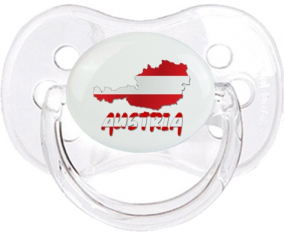 Austria mapea Classic Transparent Cherry Lollipop