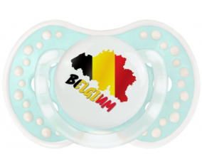 Bélgica mapea Sucete lovi dynamic clásico de la laguna retro turquesa