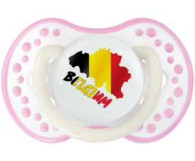 Bélgica mapea suceto lovi dynamic fosforescente blanco-rosa