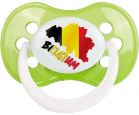 Bélgica mapea suceto anatómico clásico verde