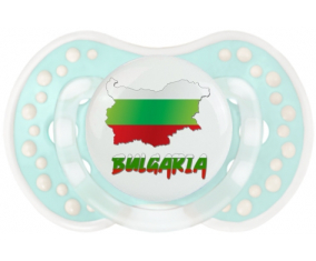 Bulgaria mapea sucette lovi dynamic clásico de la laguna retro-turquesa