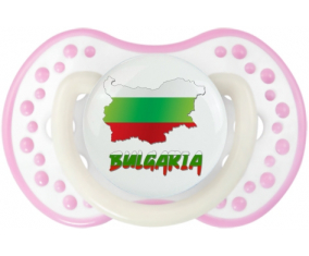 Bulgaria mapea Sucette lovi dynamic fosforescente blanco-rosa