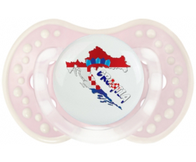 Croacia mapea sucette lovi dynamic clásico retro-rosa-tierno