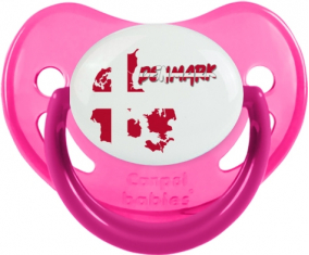 Dinamarca mapea fosforescente fisiológico de lollipop rose