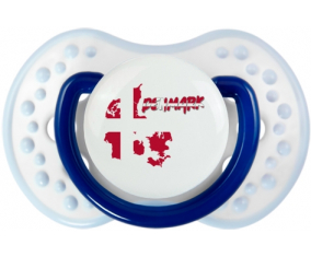 Dinamarca mapea lollipop lovi dynamic clásico marino-blanco-azul