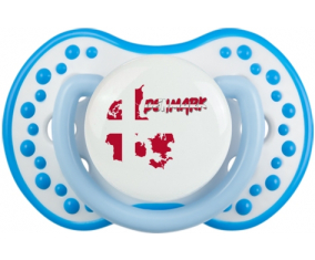 Dinamarca mapea lovi dynamic fosforescente blanco-azul