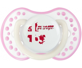 Dinamarca mapea lovi dynamic fosforescente blanco-rosa