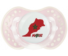 Marruecos mapea tetina lovi dynamic clásico retro-rosa-tierno