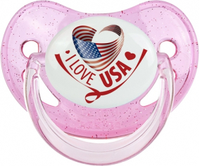 I Love Usa Physiological Lollipop Rose Sequined