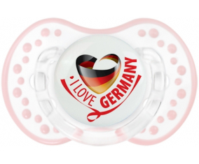 I Love Germany Sucete lovi dynamic clásico retro-blanco-rosa-tierno