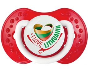 Me encanta Lituania Lollipop lovi dynamic Clásico Blanco-Rojo