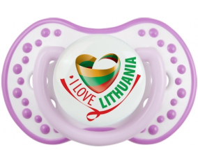 Me encanta Lituania Lollipop lovi dynamic Clásico White-Mauve