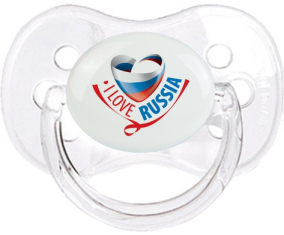 Me encanta Rusia Clásico Transparente Cereza Lollipop