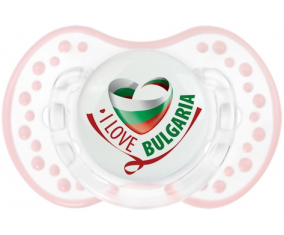 I Love Bulgaria Lollipop lovi dynamic clásico retro-blanco-rosa-tierno