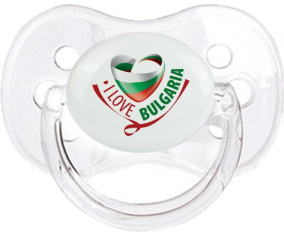 Me encanta Bulgaria Clásico Transparente Cereza Lollipop