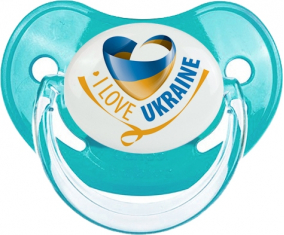 Me encanta Ucrania Clásico Piruleta Fisiológica Azul