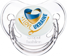 Me encanta Ucrania Clásico Piruleta Fisiológica Transparente