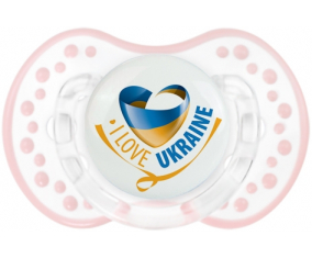 I Love Ukraine Lollipop lovi dynamic clásico retro-blanco-rosa-tierno
