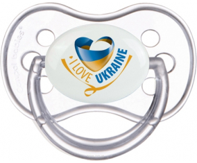 Me encanta Ucrania Clásico Transparente Anatómico Lollipop