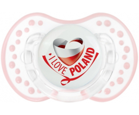 I Love Poland Sucete lovi dynamic clásico retro-blanco-rosa-tierno