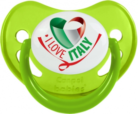 Me encanta Italia Fosforescente Verde Pirología Lollipop