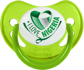 Me encanta Nigeria Sucete Fosforescente Verde