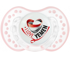 I Love Yemen Lollipop lovi dynamic clásico retro-blanco-rosa-tierno