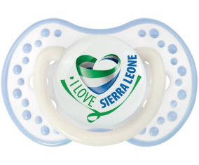 Me encanta Sierra Leona lovi dynamic clásico lollipop blanco-cian