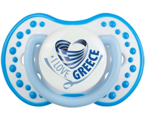 I Love Greece mapea Sucete lovi dynamic fosforescente azul-blanco